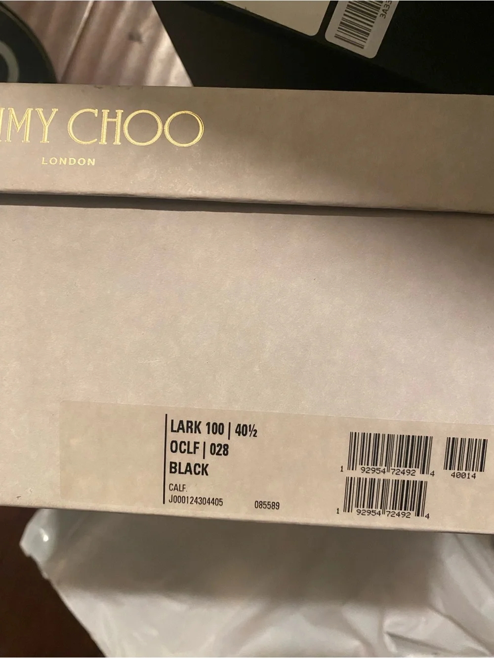 NEW in box Jimmy Choo Lark Booties black boots size 40.5 US Size 10 studs